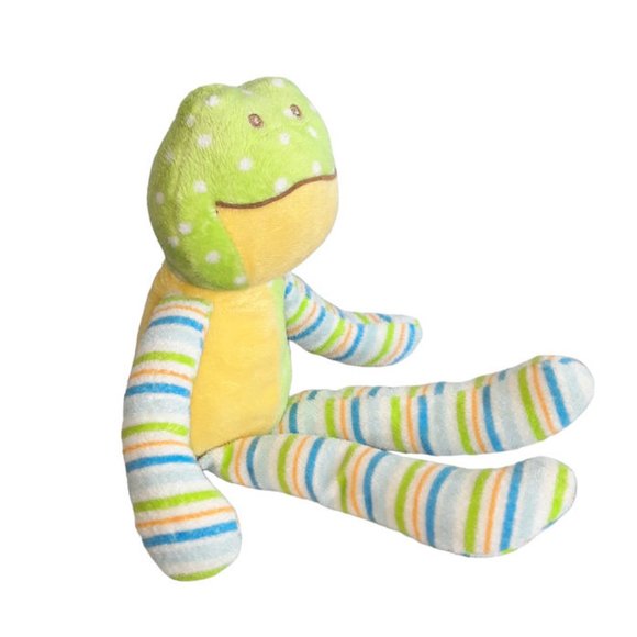 Baby Ganz Softies Frog Long Legs Plush BeanBag Stuffed Toy 13" - Picture 4 of 6